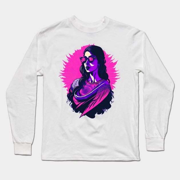 Iranian woman - Iran Long Sleeve T-Shirt by Elbenj